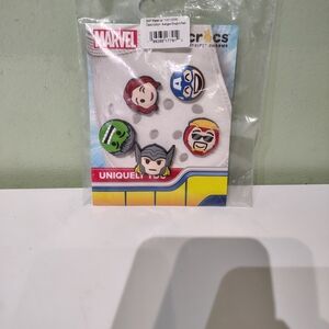 NWT Marvel Disney Jibbitz Charms Crocs Shoe Accessories Avengers Superhero Kids
